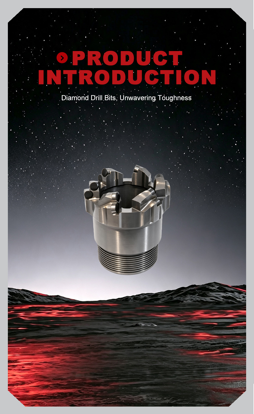 133mm Rib 6-Wing Core Bit X
