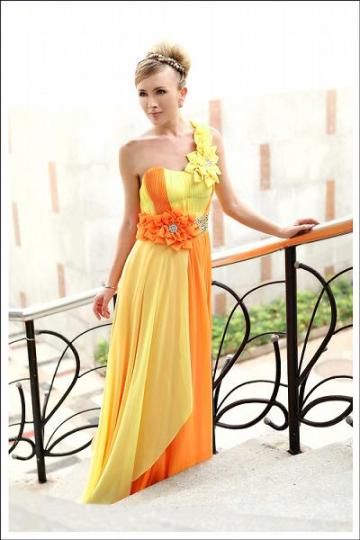 wholesale agent retail DORIS 30213 MOQ 1PC multicolor chiffon dress
