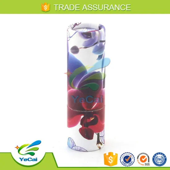 Wholesale UV coating round cardboard lipstick container