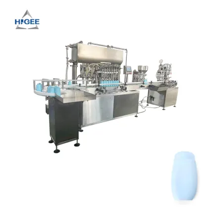 Clear Shampoo Bottle Filling Machine for Factory Production
