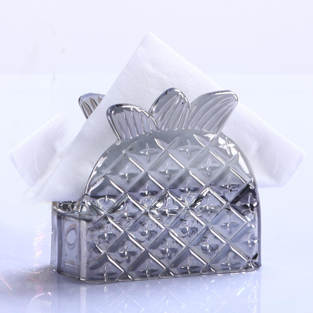 Pipeapple Shape Glass Napkin Holder