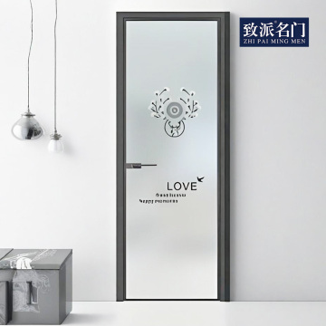 Porta a battente moderna dal design elegante e minimalista