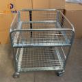 Einkaufszentrum Rabatt Mesh Storage Cart Promotion Cage Cage