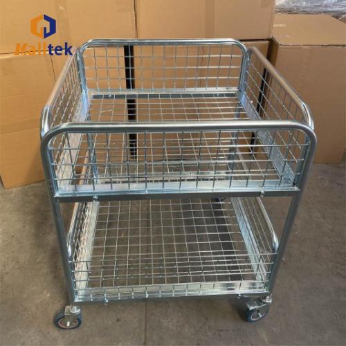 Shopping Mall Discount Mesh Storage Cart Promotion Cage