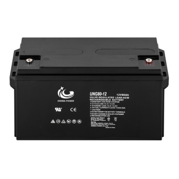 Batería de gel recargable de 12Volt 80AH para bote de tractor