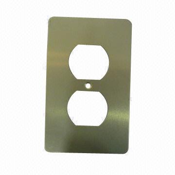 Metal switch panels, made of stainless steel