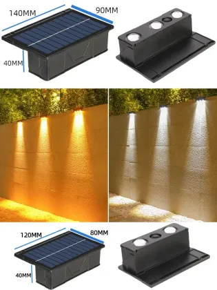 Outdoor Garden Wall Decoration: Solar Spot Lights with IP65 LED Technology - 10W COB LED Wall Lights for Enhanced Garden Illumination