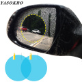 2 PCS YASOKRO Car Rearview Mirror Anti-Fog Membrane Waterproof Rainproof Car Mirror Window Protective Film