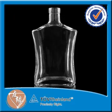 1800ML Square Custom Wholesale Small Tequila Bottle