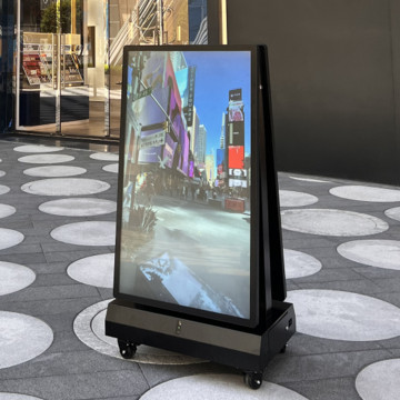 נגן פרסום LCD דו צדדי 2000 ניטים חיצוני