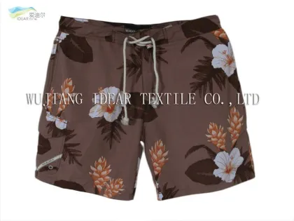 Printed Peach Skin Fabric for Beach Pants