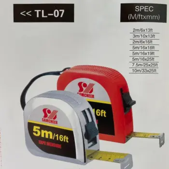 Colored plastic shell digital measuring steel tape