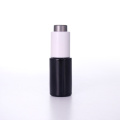 Black Glass Bottle With Push-button Pipette