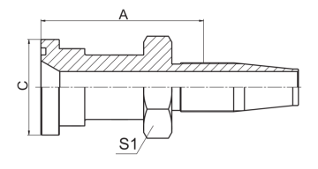 SAE Flange 3000 Psi Hydraulic Fittings