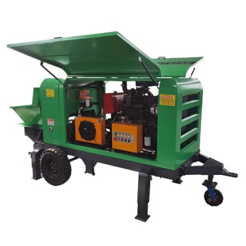 Used High-Efficiency Diesel Concrete Pump with 15m Vertical Conveying Distance