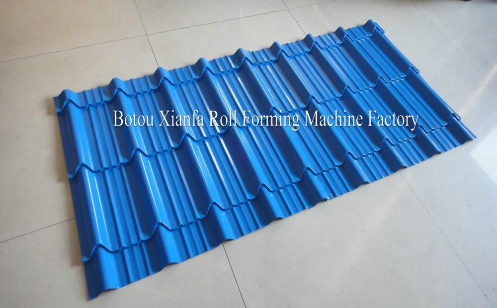 Color Steel Roof Glazed Tile Roll Forming Machine