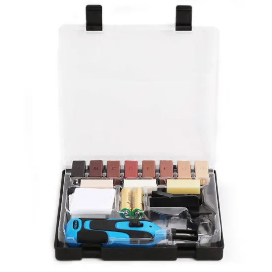 DIY Furniture and Wood Floor Repair Kit: 11-Piece Wax Stick Set for Furniture Legs and Hardwood Floors