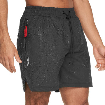 Short d&#39;entraînement pour hommes avec logo personnalisé