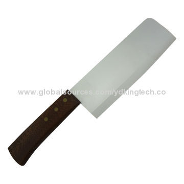 Ceramic Kitchen Knife with Wooden Handle, FDA, LFGB, RoHS Marks