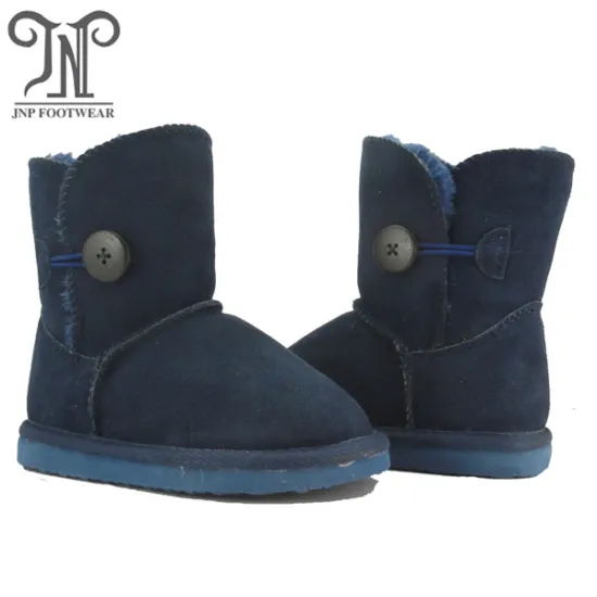 Kids Navy Real Leather youth boys toddlers