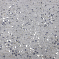 Kristal payetli boncuklu kumaş Beyaz gelinlik kumaş