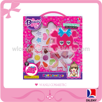 2016 new design girls funny cosmetic set kids play makeup set