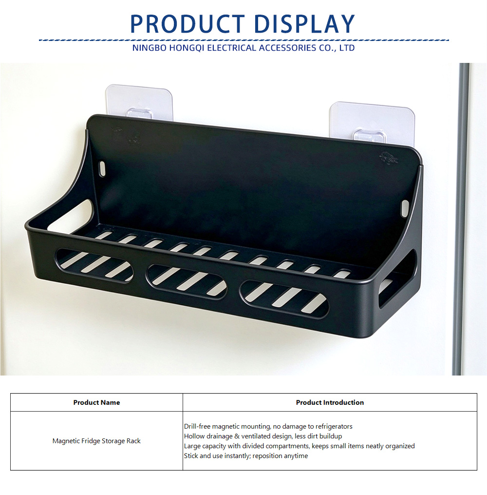 5-Magnetic Fridge Storage Rack-x
