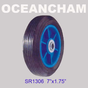 Sr1306 7"X1.75" Wheel Barrow Solid Rubber Wheel