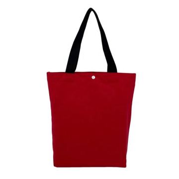 Eco Natural Letter Print Cotton Canvas Tote Bag