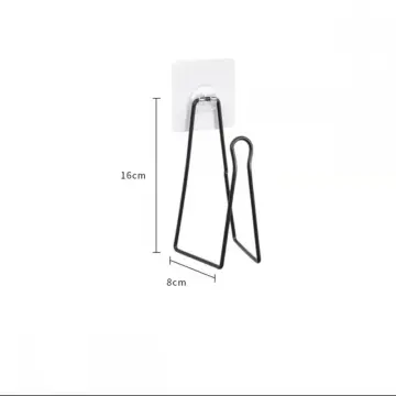 Wall-mounted roll paper holder is free from drilling