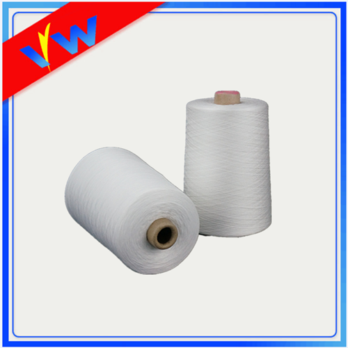 optical white polyester thread