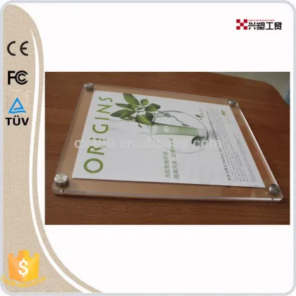 crystal acrylic picture frame