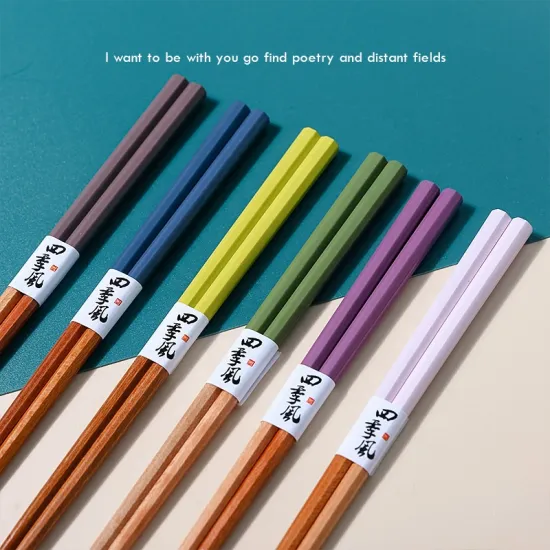Nordic Luxury Macaron Colored Sushi Chopsticks