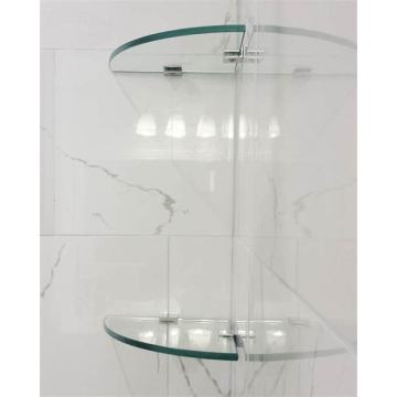 10mm 12mm Clear Tempered Corner Shelf Glass Panel