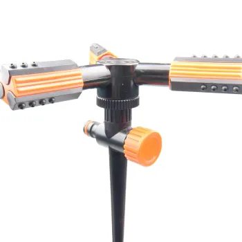 3-Arms Rotating Lawn Sprinkler System for Efficient Irrigation