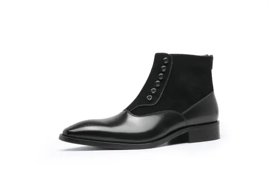 Sew Beautiful Buckle Leather Boots