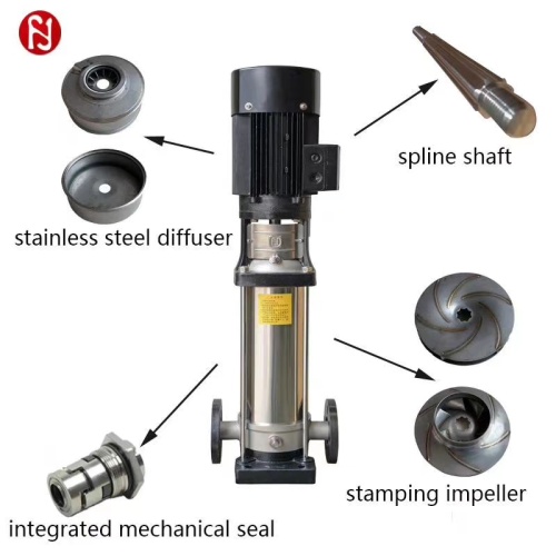 Pompa di potenziamento multistage verticale