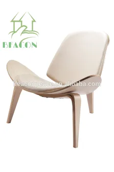 2016 modern White color Bentwood Wegner Shell Lounge Chair