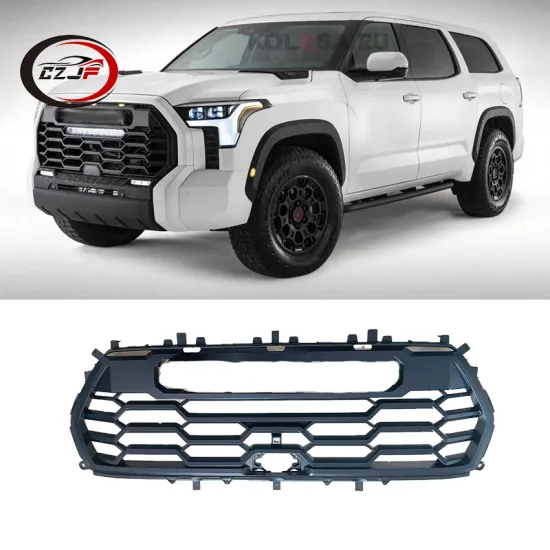 CZJF New Arrival OEM Matte Black Front Bumper Grille for Toyota Sequoia 2022-2023