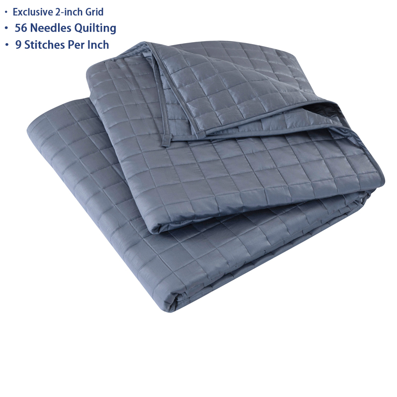 BAMBOO RAGGIEGGIO ALLOUND SENSORIO ALL'ADULITO 15 libbre coperta ponderata