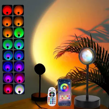 10W Rotational Mood Lighting: A Versatile Home Room Decor and Christmas Gift Idea, Perfect for Women