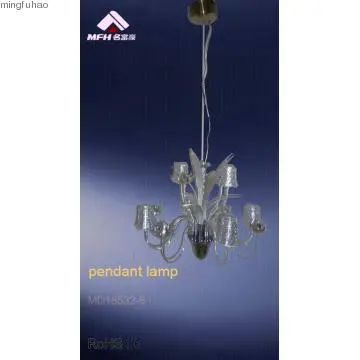 Aluminum pendant light, silver pendant lamp