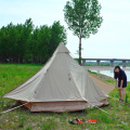 ExterterLead 4 pessoas Glamping à prova d'água Oxford Bell Tent