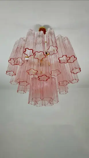 Customisable multi-coloured acrylic living room chandelier