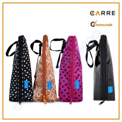 customized satin one bottle baby milk bottle thermal bag