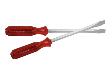 Transparent crystal handle carbon steel with a screwdriver