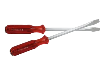 Transparent crystal handle carbon steel with a screwdriver