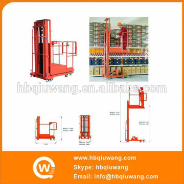 Semi-automatic electric order picker