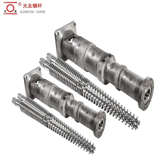 ISO Certified Bimetallic Conical Twin Screw at Barrel Para sa Extruder