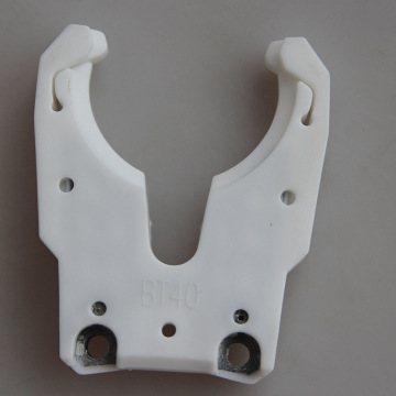 Black or White Plastic ISO25 Tool Forks, CNC Tool Holder Clamps and Forks for ATC Machines